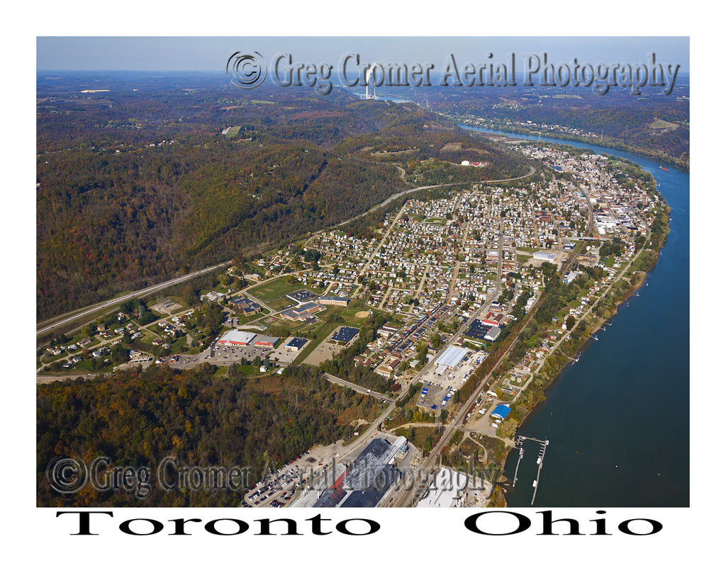 Aerial Photo of Toronto, Ohio