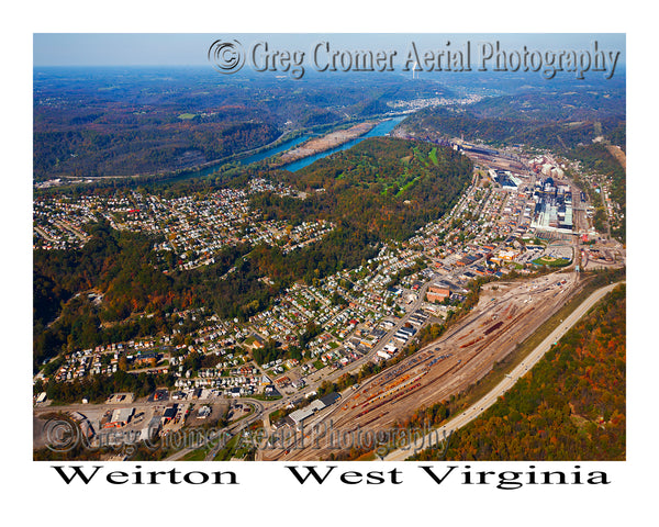 Aerial Photo of Weirton, West Virginia