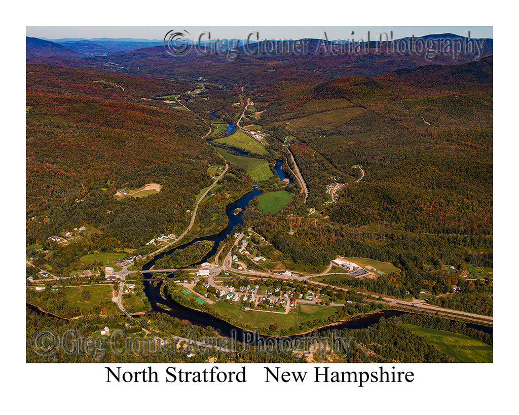 Aerial Photo of North Stratford, New Hampshire