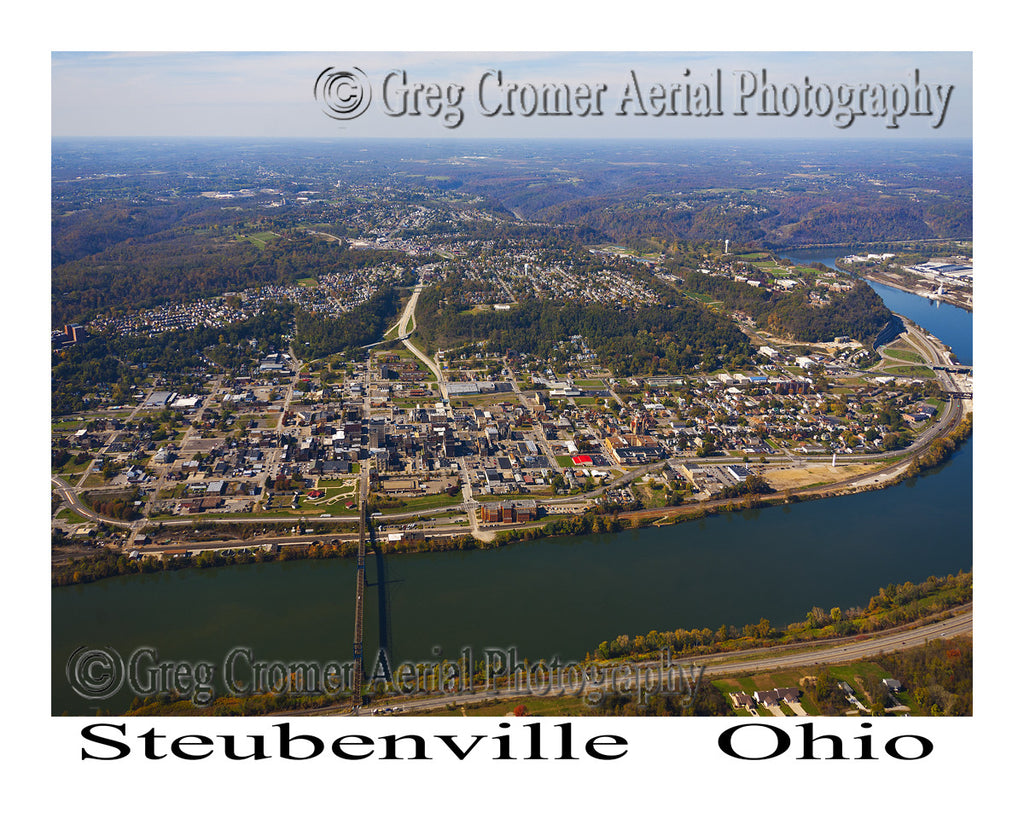 Aerial Photo of Steubenville, Ohio