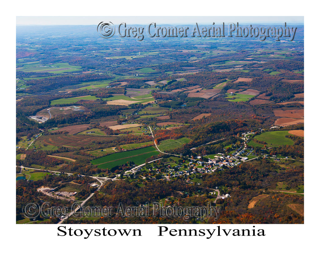 Aerial Photo of Stoystown, Pennsylvania