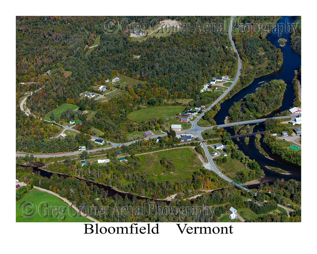 Aerial Photo of Bloomfield, Vermont