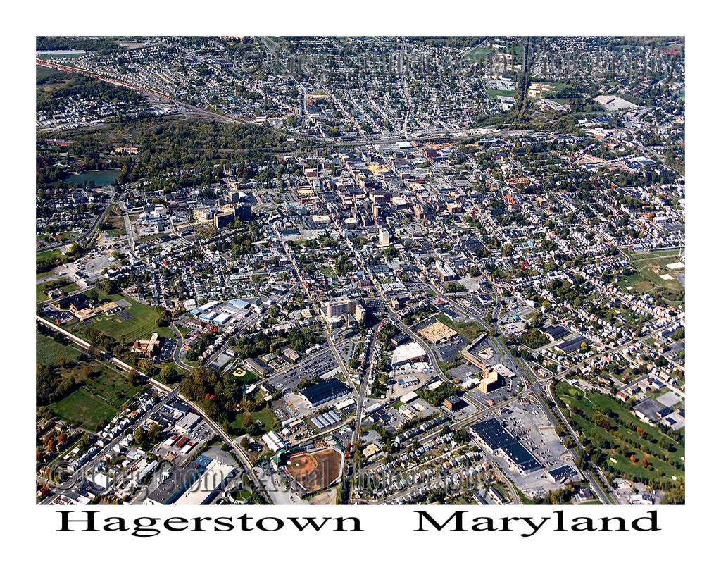 Aerial Photo of Hagerstown, Maryland