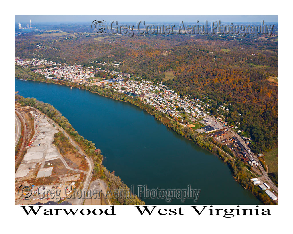 Aerial Photo of Warwood, West Virginia