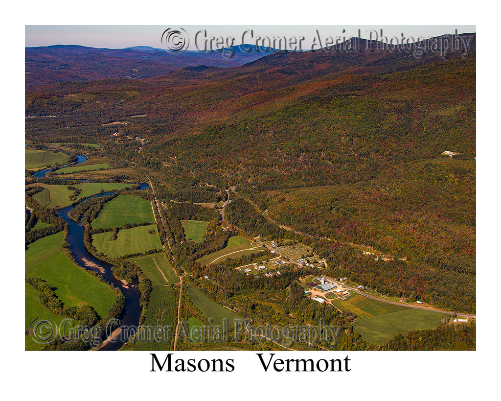 Aerial Photo of Masons, Vermont