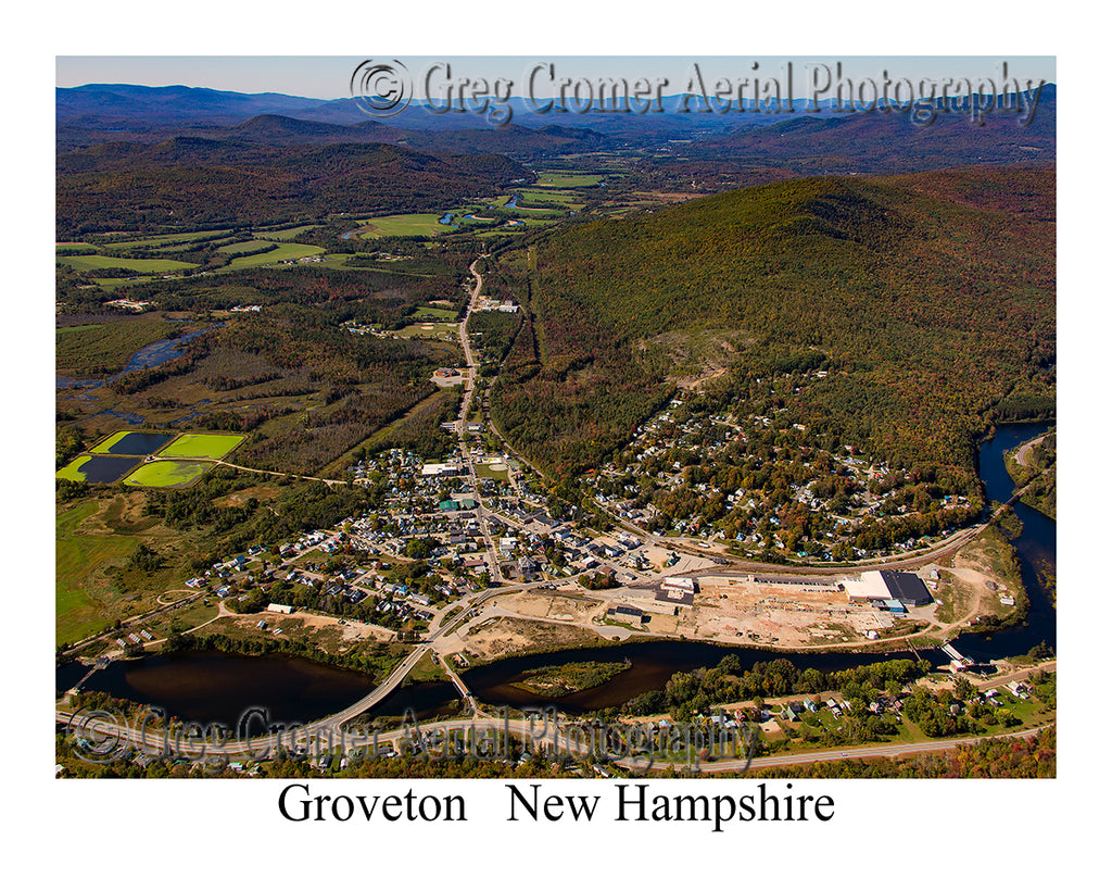 Aerial Photo of Groveton, New Hampshire