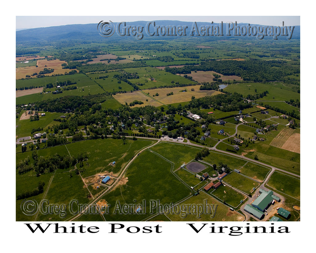 Aerial Photo of White Post, Virginia