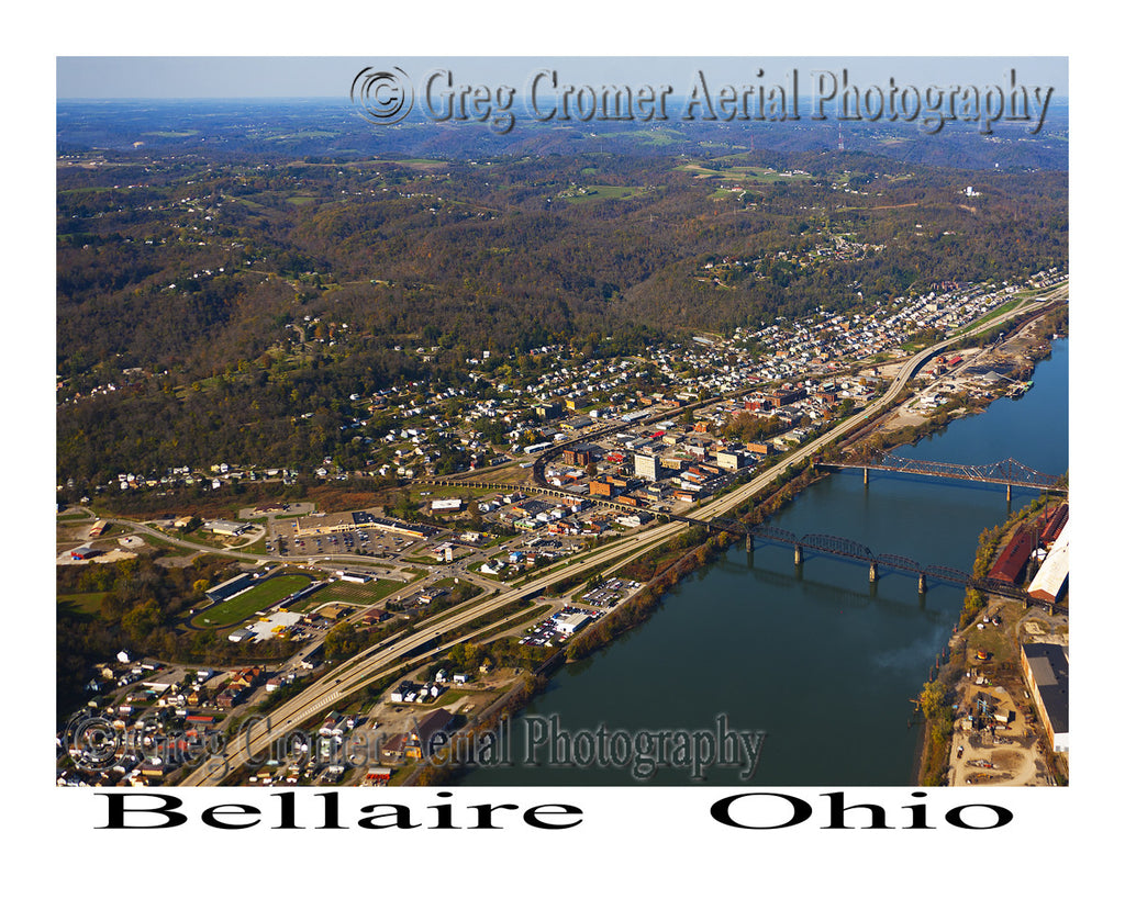 Aerial Photo of Bellaire, Ohio