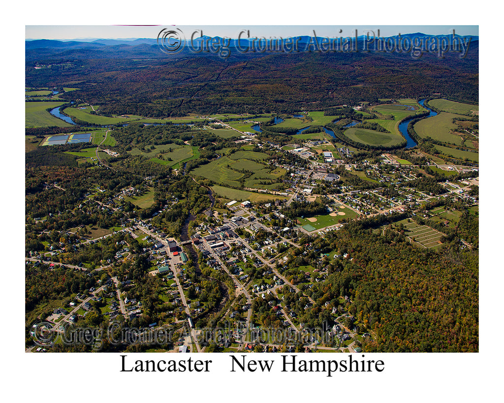 Aerial Photo of Lancaster, New Hampshire