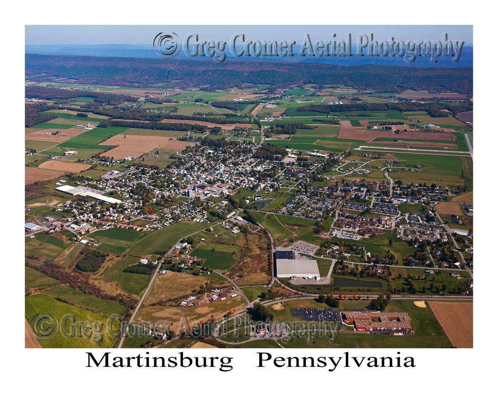 Aerial Photo of Martinsburg, Pennsylvania