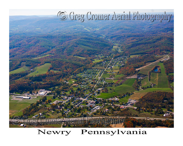 Aerial Photo of Newry, Pennsylvania