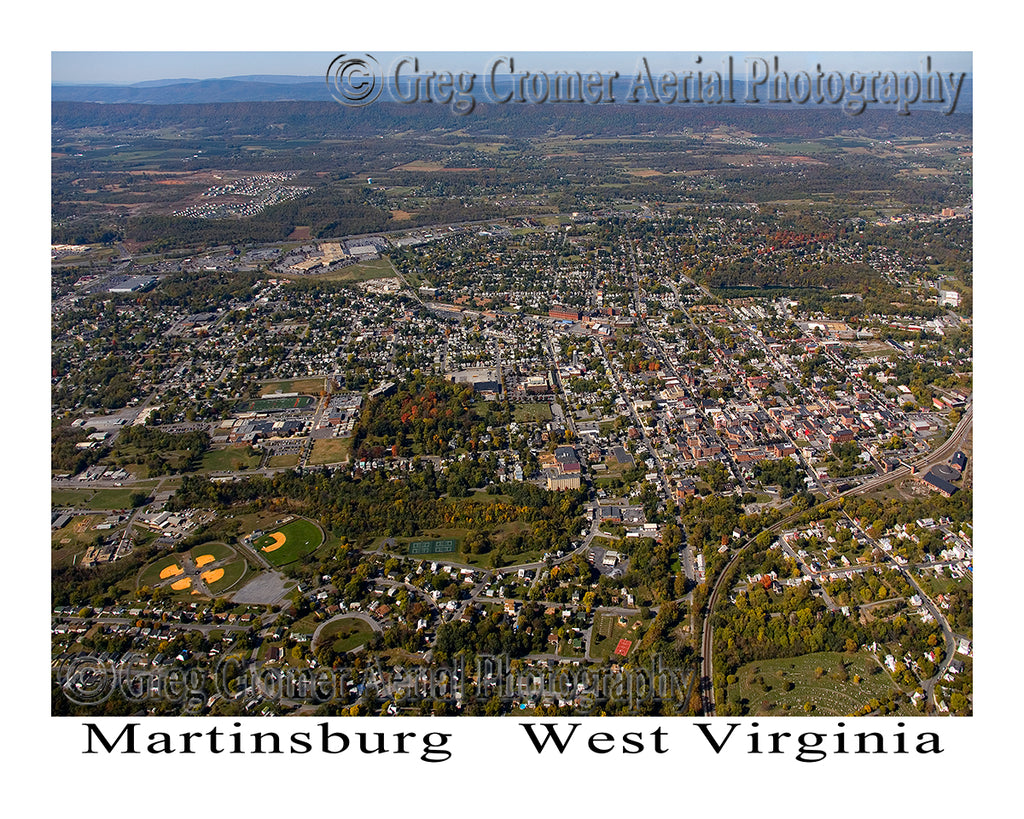 Aerial Photo of Martinsburg, West Virginia