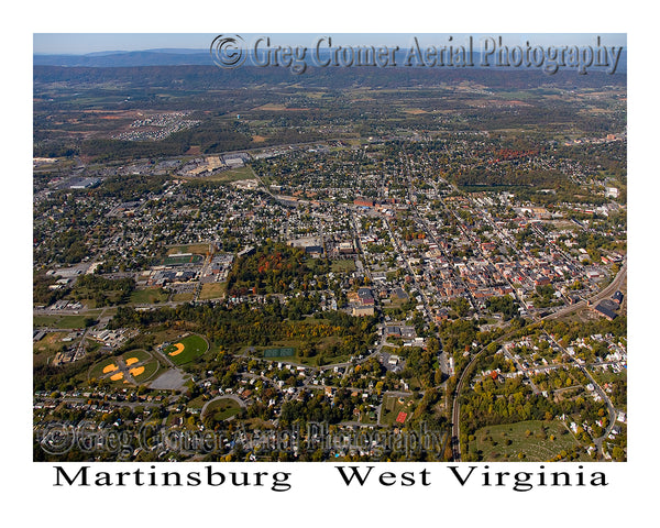 Aerial Photo of Martinsburg, West Virginia