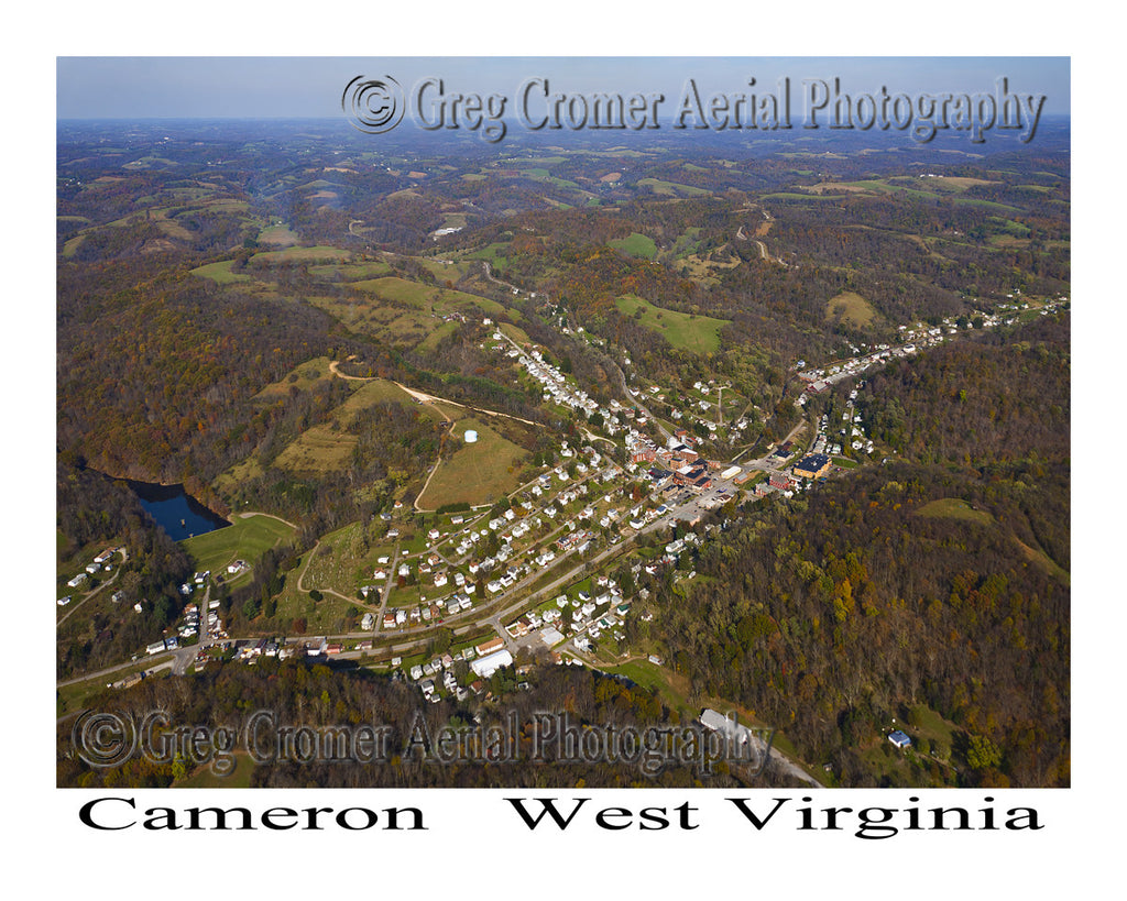 Aerial Photo of Cameron, West Virginia