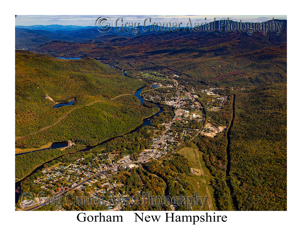 Aerial Photo of Gorham, New Hampshire
