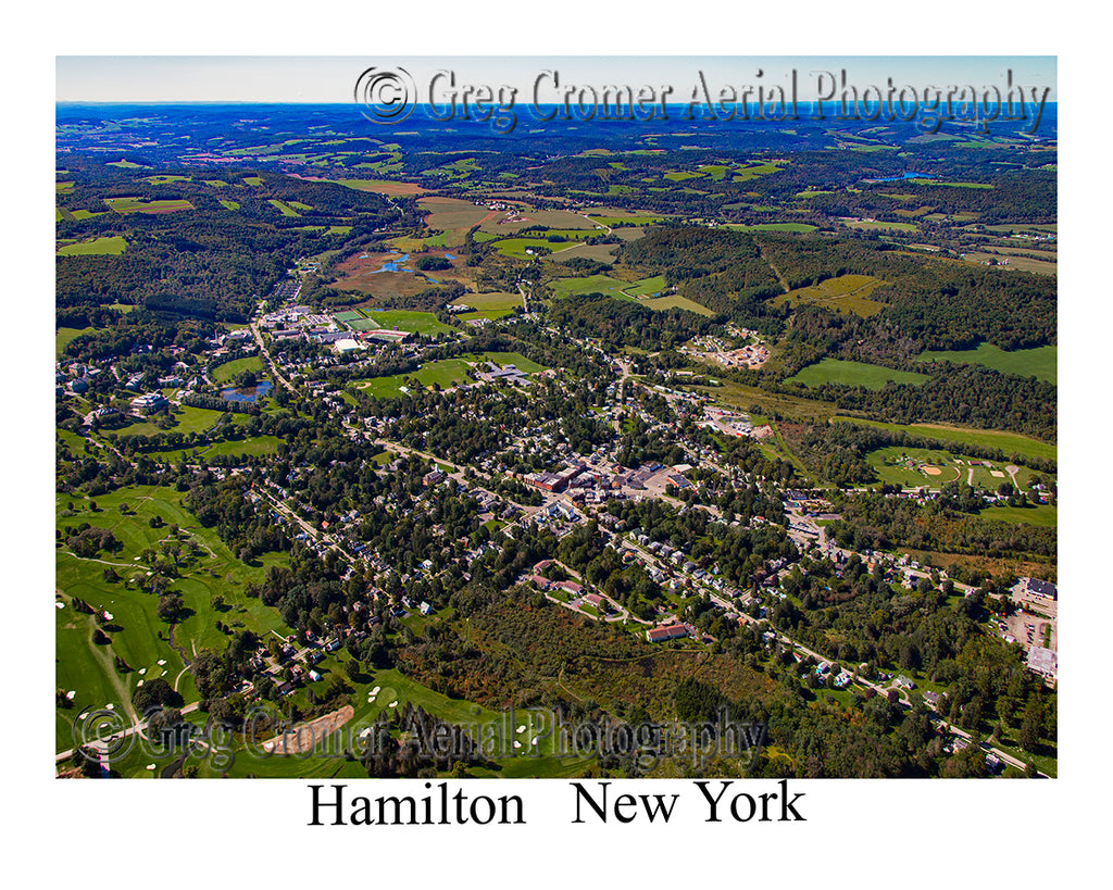 Aerial Photo of Hamilton, New York