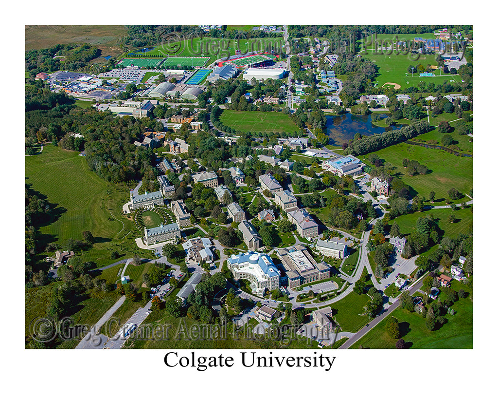 Aerial Photo of Colgate University - Hamilton, New York