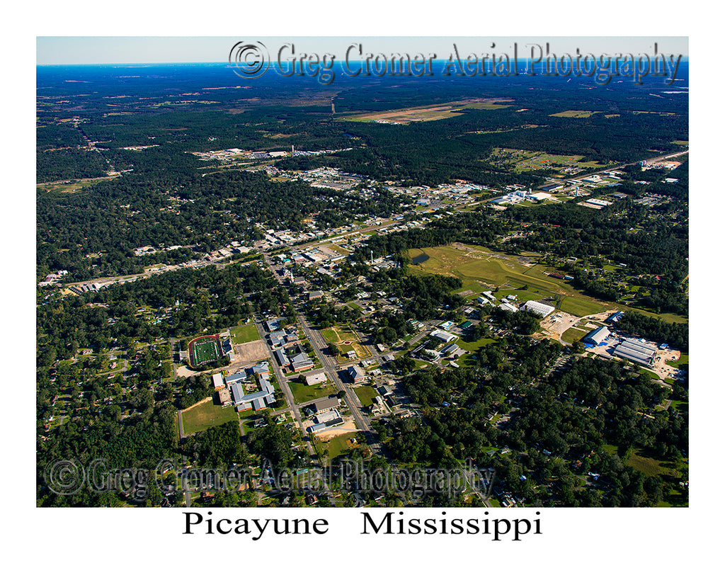 Aerial Photo of Picayune, Mississippi