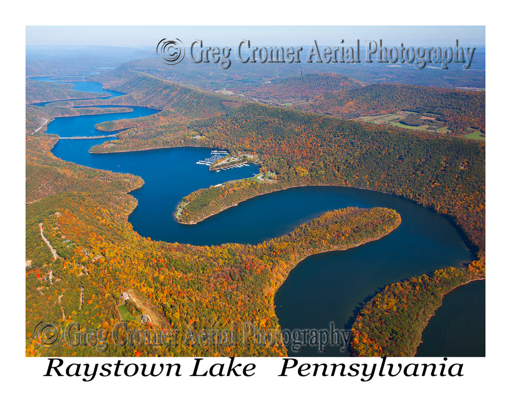 Aerial Photo of Raystown Lake, Pennsylvania