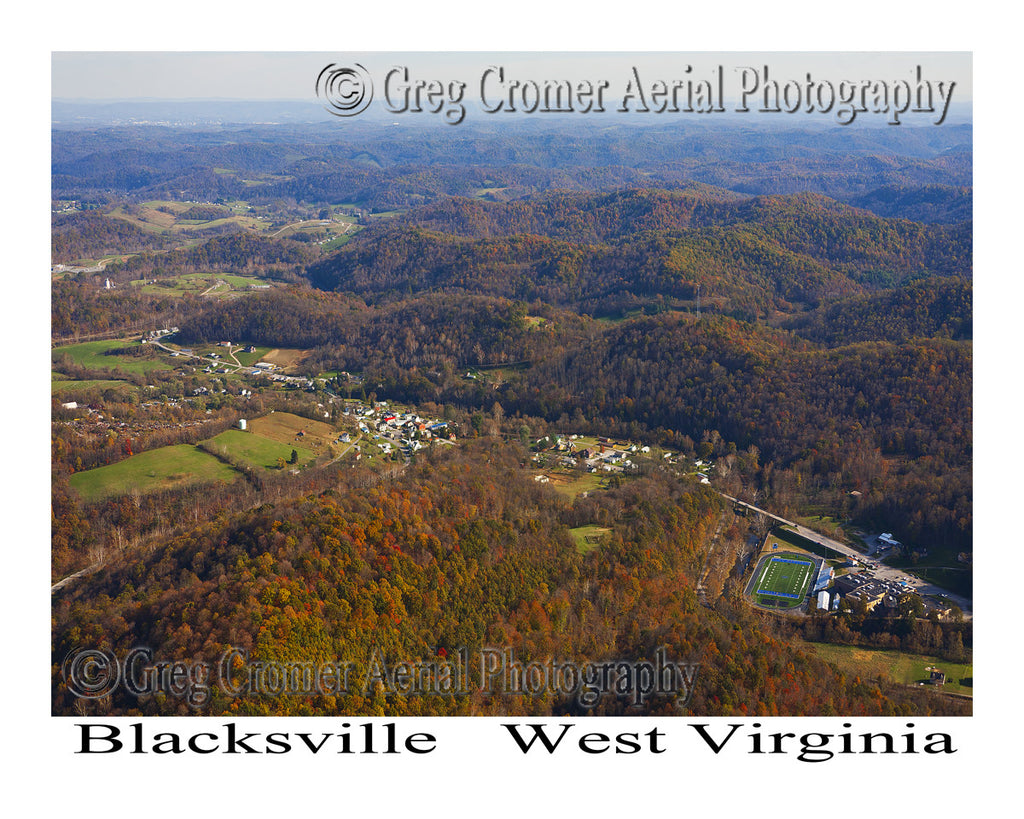 Aerial Photo of Blacksville, West Virginia