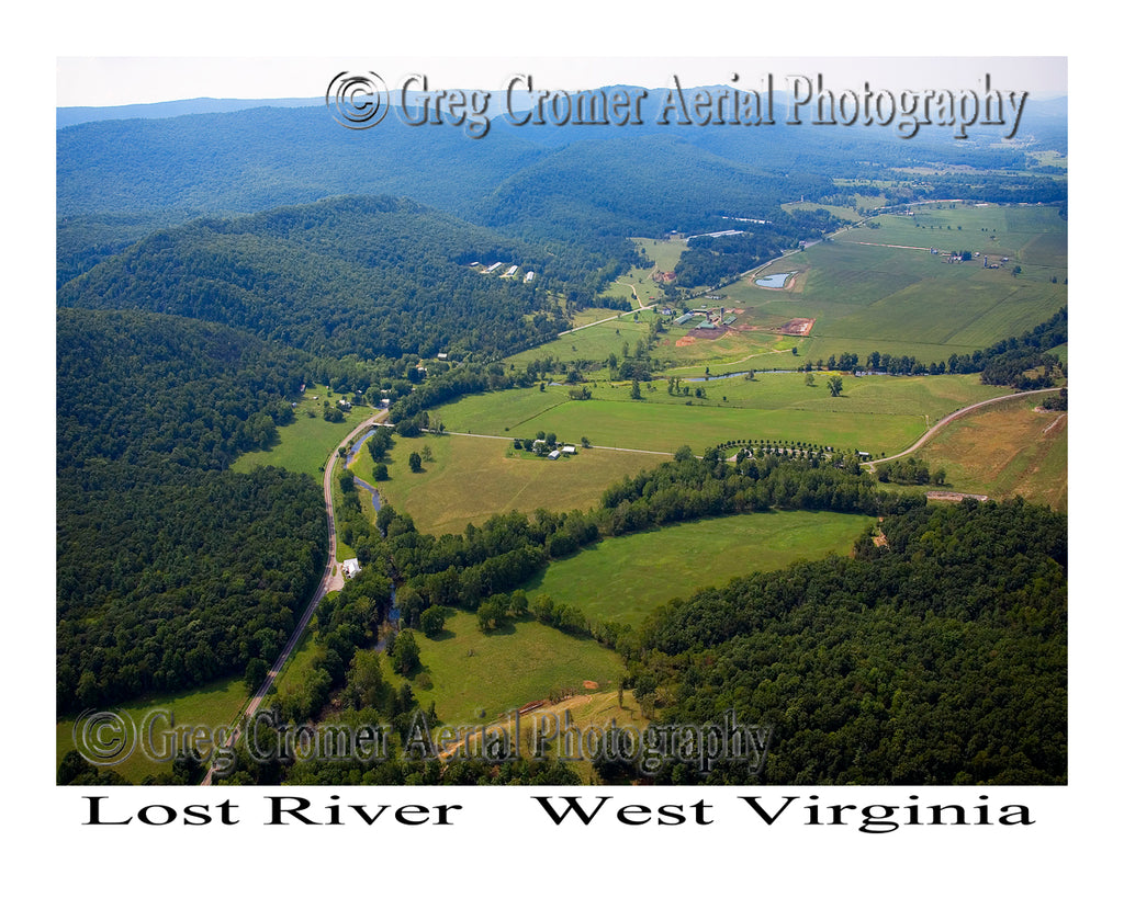 Aerial Photo of Lost River, West Virginia