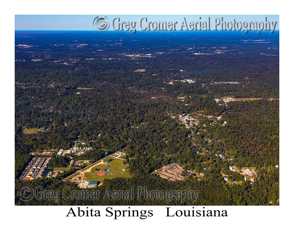 Aerial Photo of Abita Springs, Louisiana