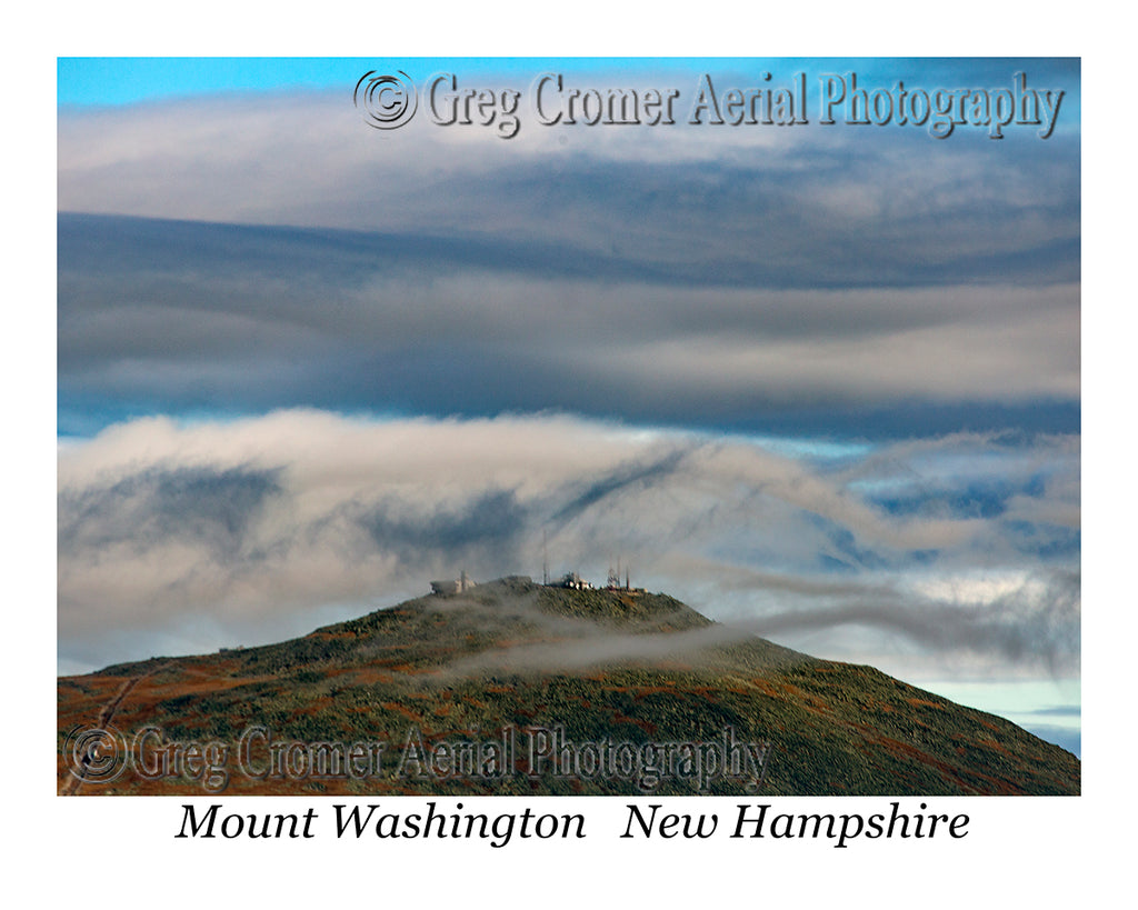 Aerial Photo of Mount Washington, New Hampshire