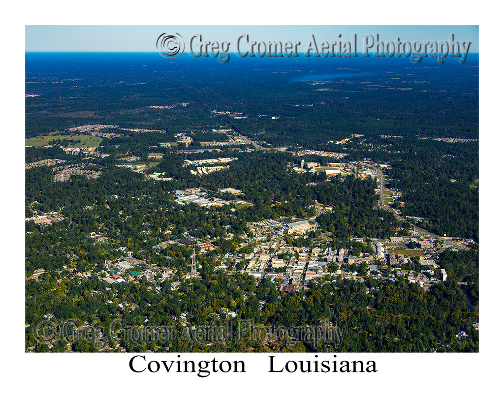 Aerial Photo of Covington, Louisiana