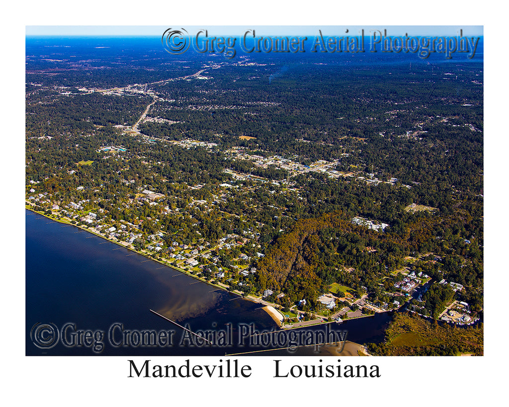 Aerial Photo of Mandeville, Louisiana