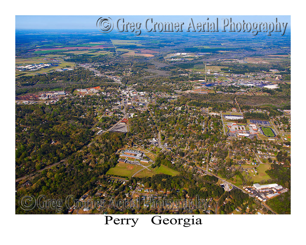 Aerial Photo of Perry, Georgia
