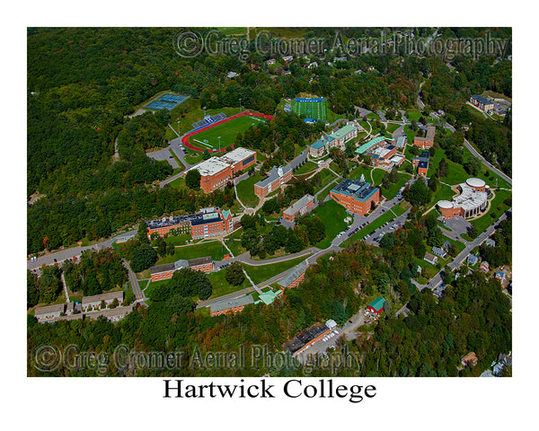 Aerial Photo of Hartwick College - Oneonta, New York