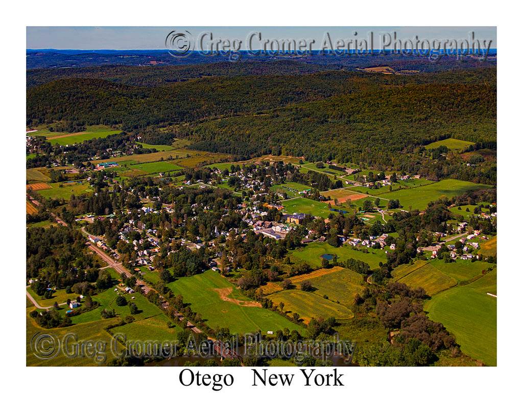 Aerial Photo of Otego, New York