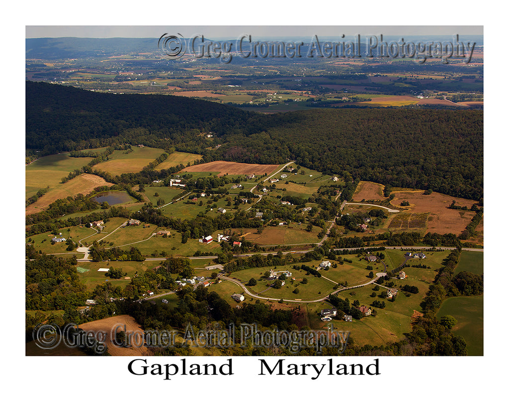 Aerial Photo of Gapland, Maryland