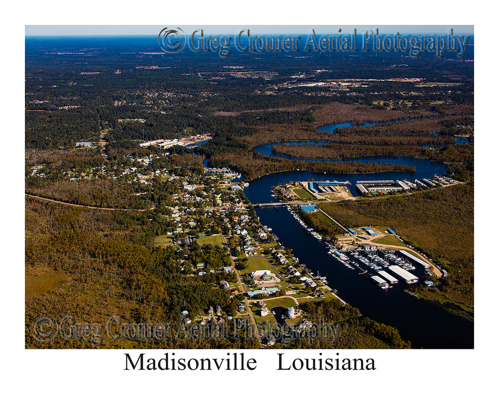 Aerial Photo of Madisonville, Louisiana