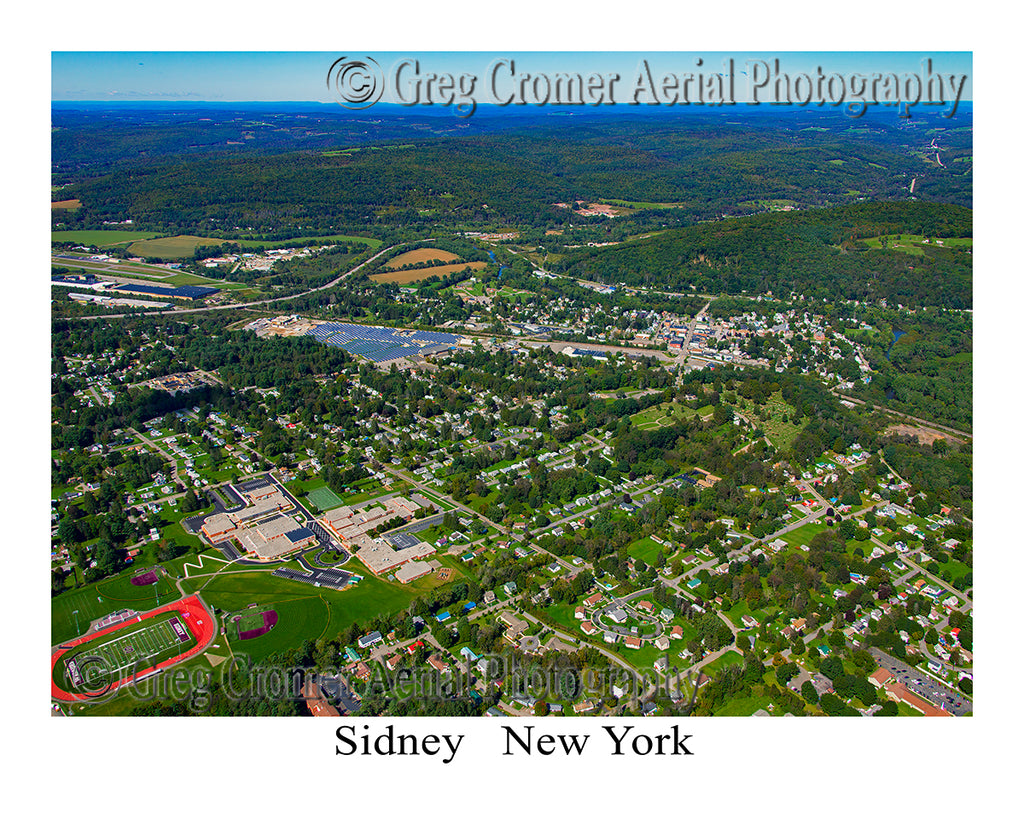 Aerial Photo of Sidney, New York