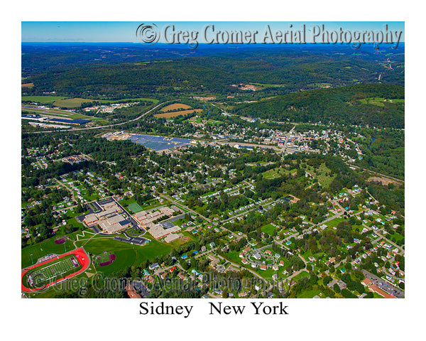 Aerial Photo of Sidney, New York