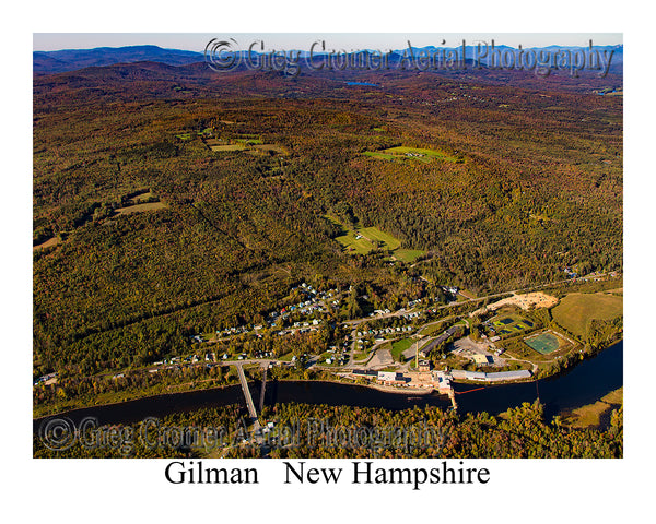 Aerial Photo of Gilman, New Hampshire