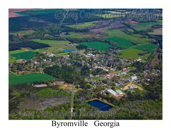 Aerial Photo of Byromville, Georgia