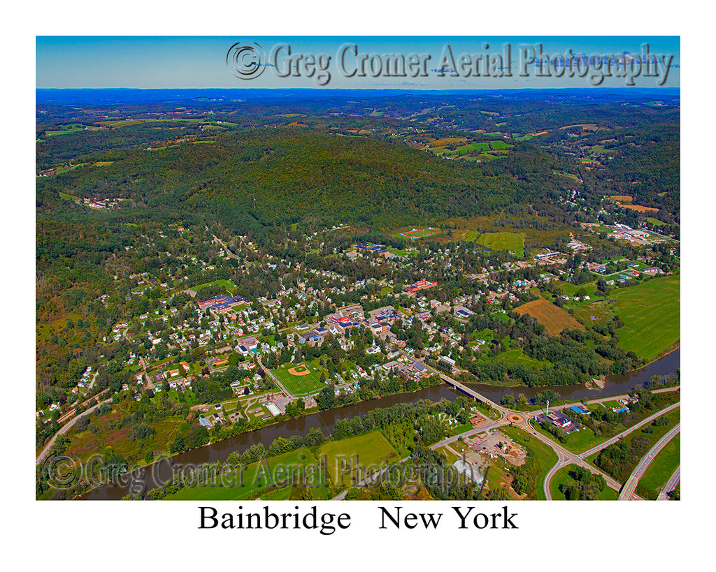 Aerial Photo of Bainbridge, New York