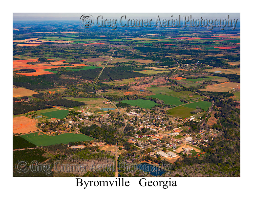 Aerial Photo of Byromville, Georgia