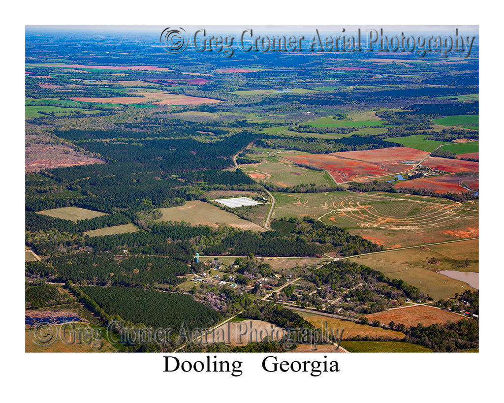 Aerial Photo of Dooling, Georgia