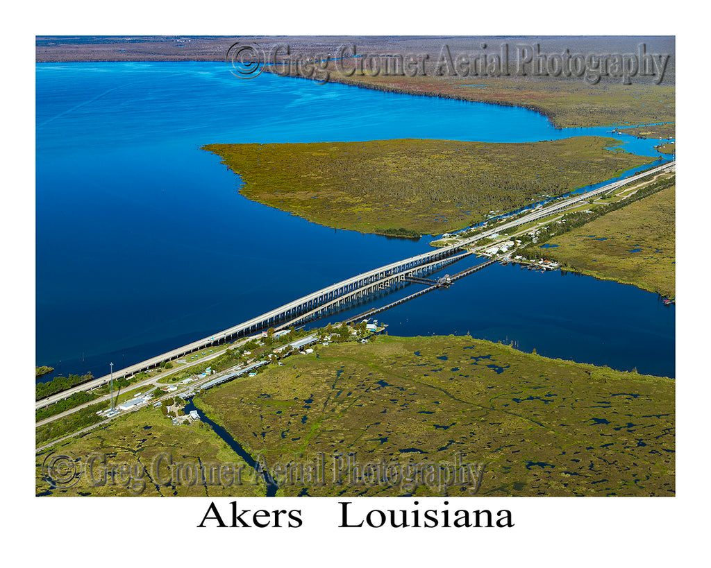 Aerial Photo of Akers, Louisiana