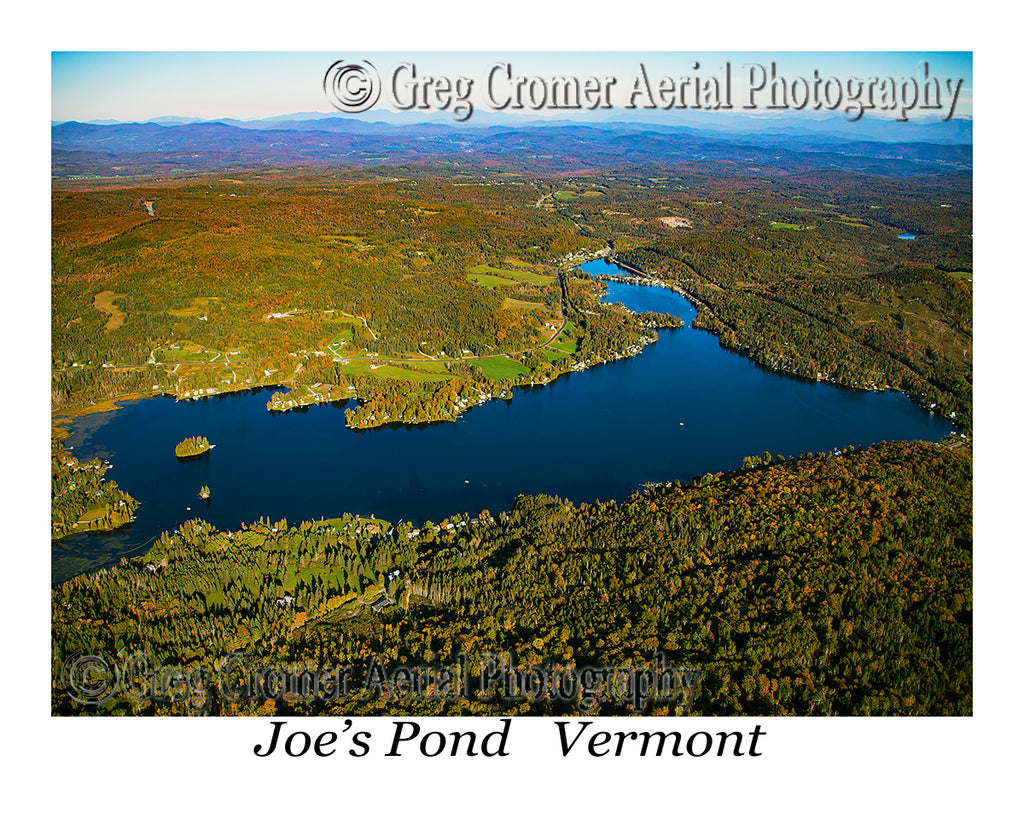 Aerial Photo of Joe's Pond, Vermont