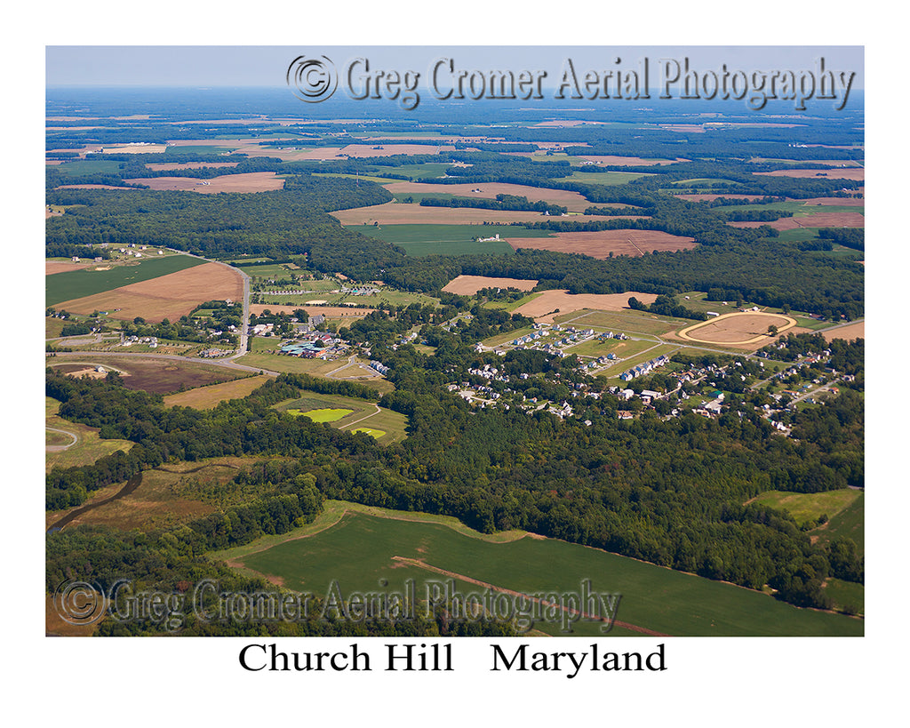 Aerial Photo of Church Hill, Maryland