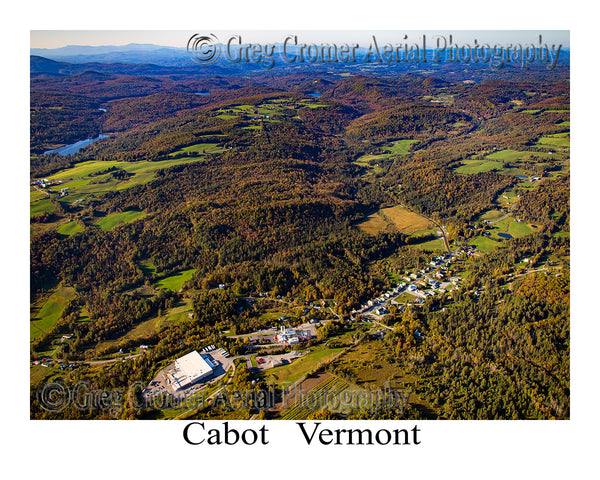 Aerial Photo of Cabot, Vermont