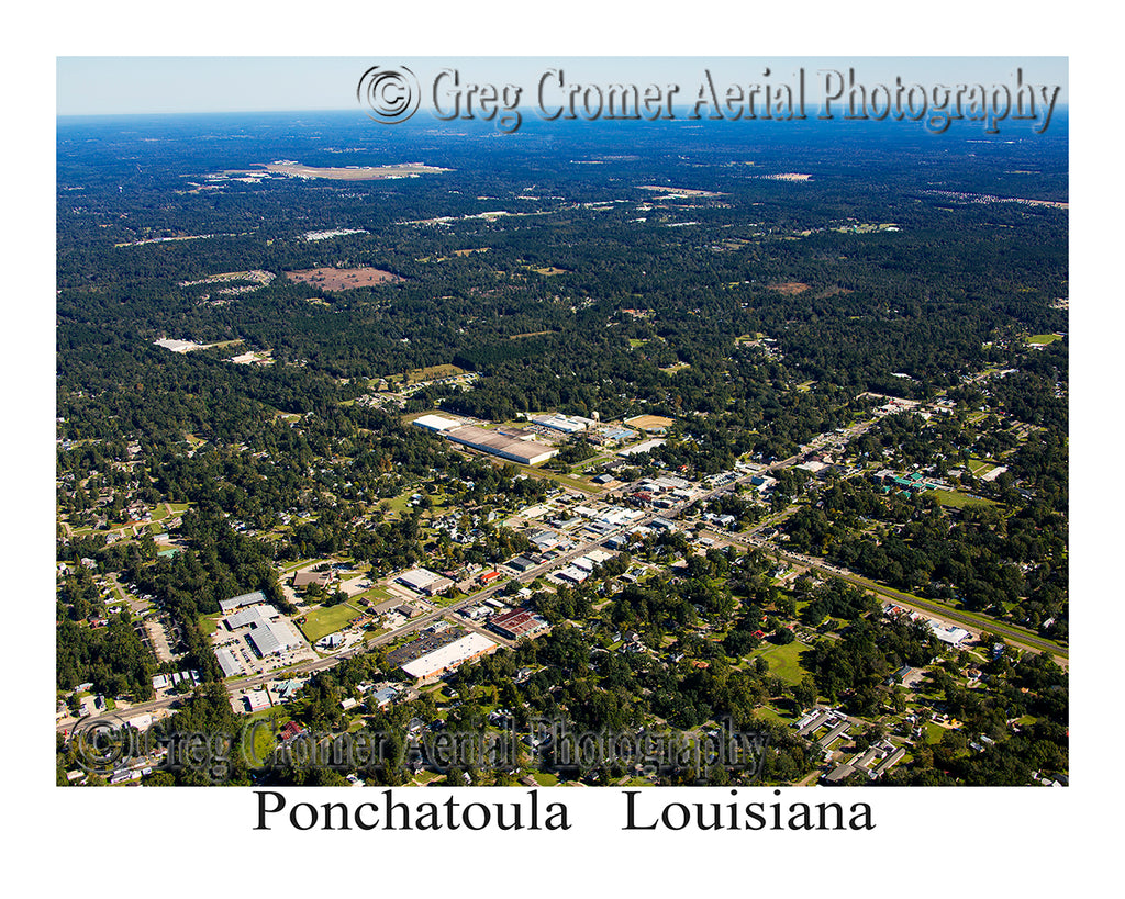 Aerial Photo of Ponchatoula, Louisiana