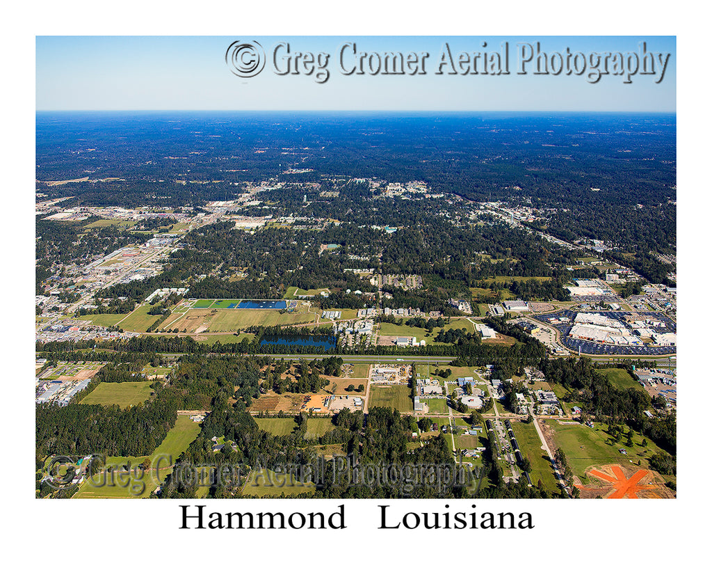 Aerial Photo of Hammond, Louisiana