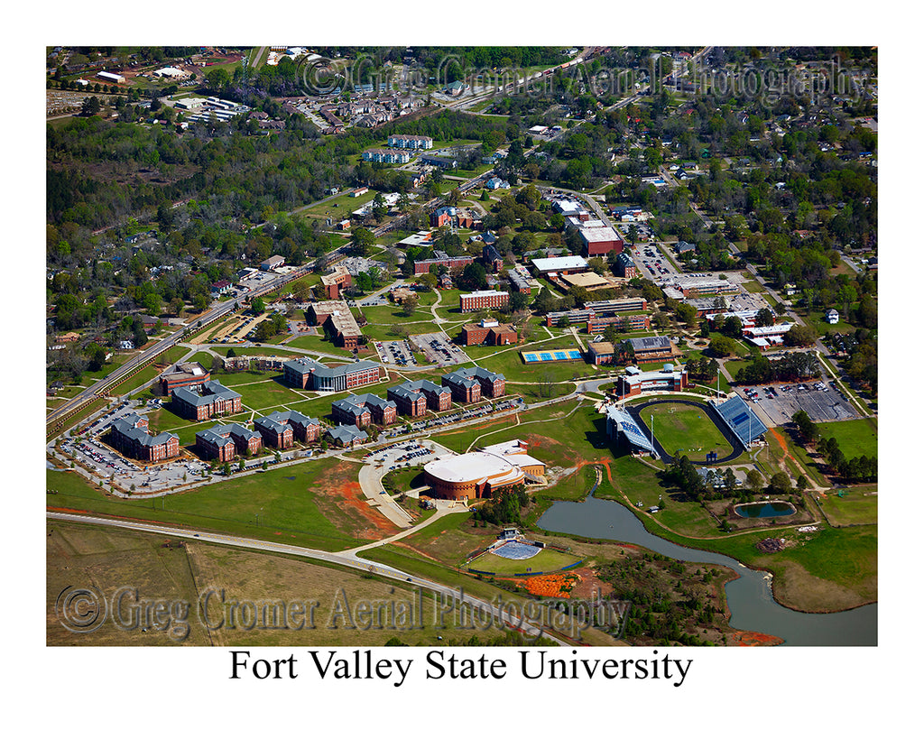 Aerial Photo of Fort Valley State University - Fort Valley, Georgia