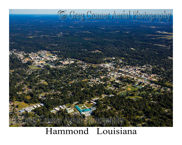 Aerial Photo of Hammond, Louisiana