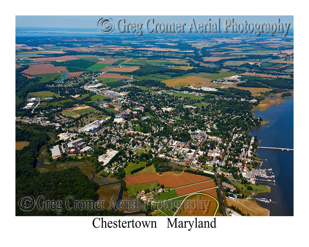 Aerial Photo of Chestertown, Maryland